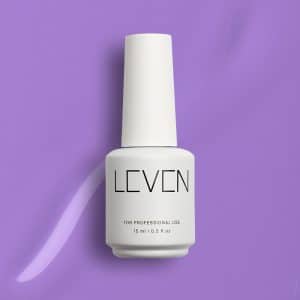 Ημιμόνιμο βερνίκι νυχιών Leven No. 182 Lavender σε 15ml – Απαλή λιλά απόχρωση με μακρά διάρκεια, ιδανική για ρομαντικά και κομψά μανικιούρ.