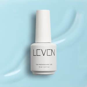 Ημιμόνιμο βερνίκι νυχιών Leven No. 192 Baby Blue σε 15ml – Απαλή γαλάζια απόχρωση με μακρά διάρκεια, ιδανικό για φωτεινά και κομψά μανικιούρ.
