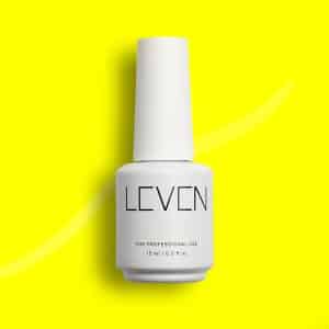 Leven | Ημιμόνιμο βερνίκι 15ml no. 218 Neon Yellow