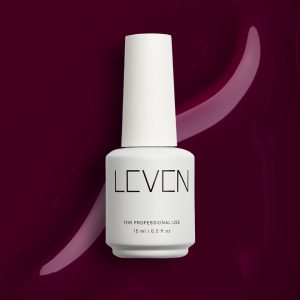 Leven | Ημιμόνιμο βερνίκι 15ml no. 386 Dark Ruby
