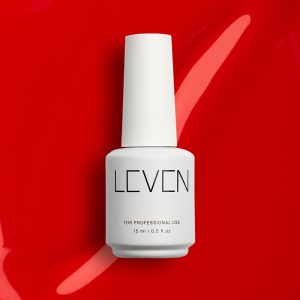 Leven | Ημιμόνιμο βερνίκι 15ml no. 037 Scarlet
