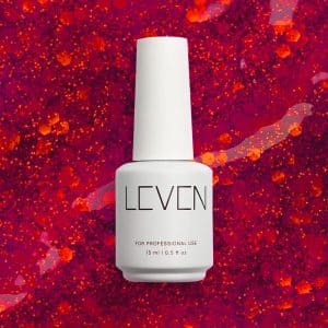 Leven | Ημιμόνιμο βερνίκι 15ml no. 390 Firework