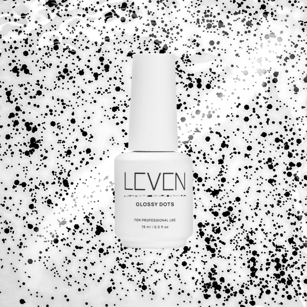 Glossy Top Coat Vernish μεtop coat με ιδιαίτερο γυαλιστερό φινίρισμα και μικροσκοπικές μαύρες κουκκίδες που προσθέτουν μοναδική υφή και στυλ. Ιδανικό για egg effect
