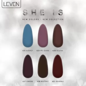 She Is Collection Leven Gel Polish- Επαγγελματικά Προϊόντα Νυχιών Ημιμόνιμα