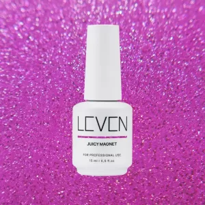 Μωβ Καλοκαιρινό Ημιμόνιμο Χρώμα Juicy Magnet No.06 - Leven | Επαγγελματικά Προϊόντα Ονυχοπλαστικής & Nail Art