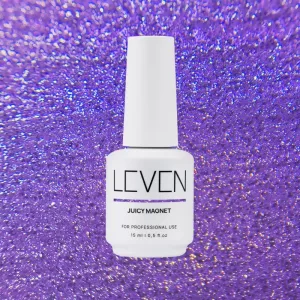 Μωβ Καλοκαιρινό Ημιμόνιμο Χρώμα Juicy Magnet No.08 - Leven | Επαγγελματικά Προϊόντα Ονυχοπλαστικής & Nail Art