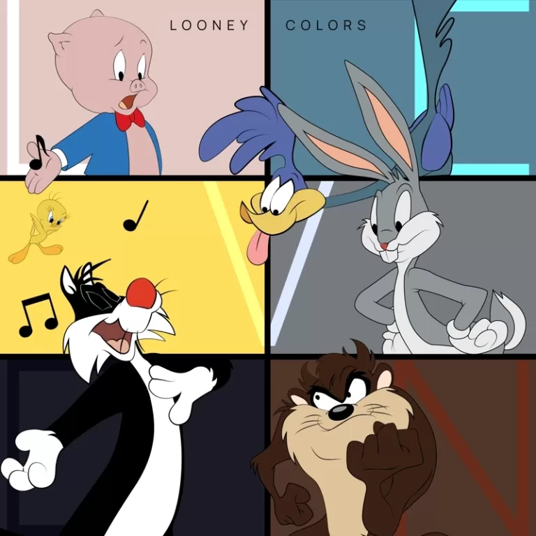 Γραφικό της καμπάνιας Looney Colors από τη Leven, με διάσημους χαρακτήρες των Looney Tunes για έμπνευση σε επαγγελματικά ημιμόνιμα βερνίκια νυχιών και nail art.